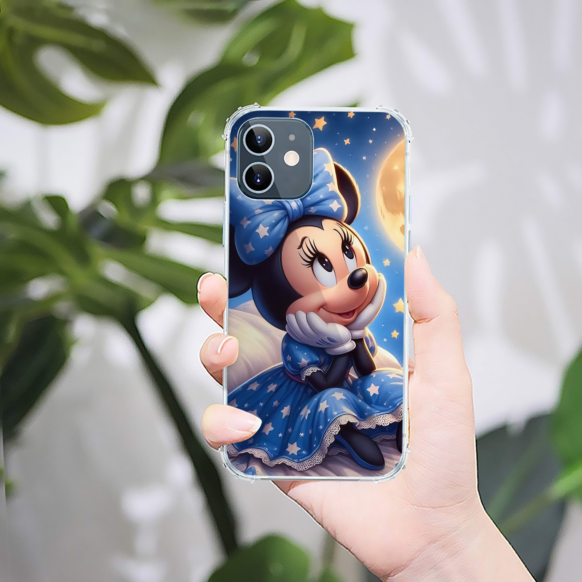 （画像用） ミッキーマウス Mickey Mouse 【iPhone 12シリーズ対応】透明スマホケース（クリアソフトケース）